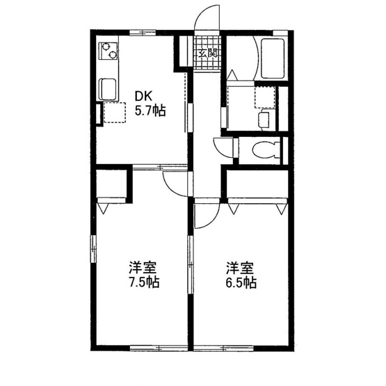 【間取り】 | フローラ藤間