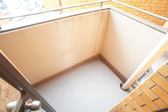 ライオンズマンション学園前のバルコニー