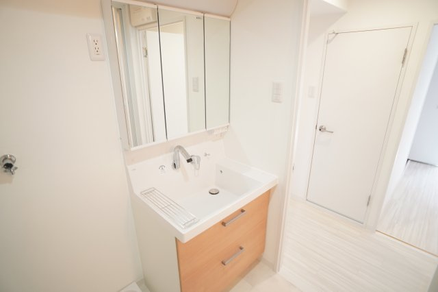 ライオンズマンション学園前の洗面所