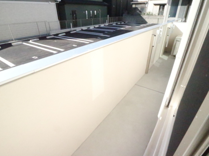 D-room 五反田のバルコニー