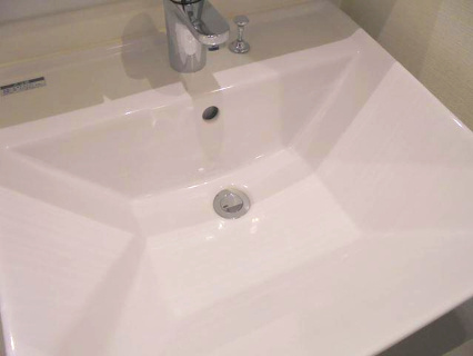 ガリシア御殿山の独立洗面台|使いやすい独立洗面台です