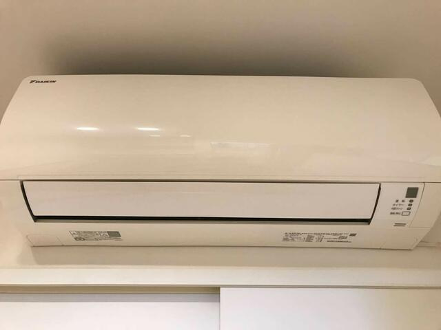 ドゥ・プリュムの設備|エアコン設置済みで引越し初日から快適に過ごせます。