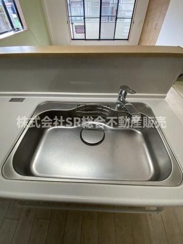 稲葉1丁目中古戸建のキッチン|シンク使いやすい広さです！