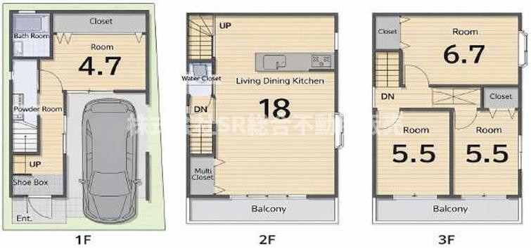 稲葉1丁目中古戸建の間取り|2020年にリノベーション歴有！ファミリー様にオススメです！