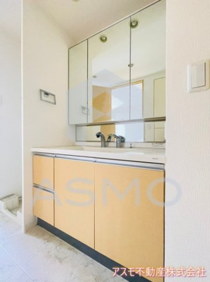 【洗面所】 | カスタリアタワー長堀橋