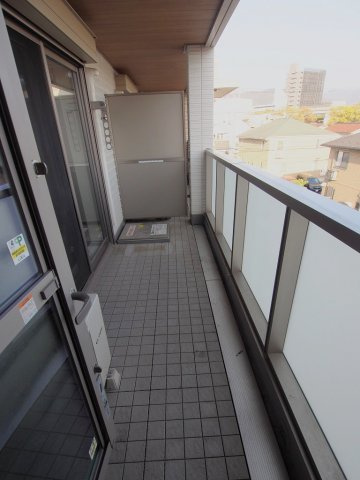 パームコート西原のバルコニー