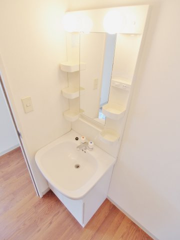 安芸郡海田町畝１丁目のアパートの洗面所