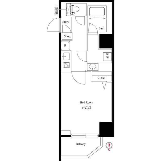 メインステージ錦糸町Ⅶラピスの間取り