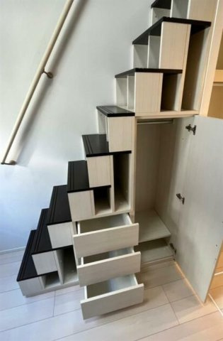 ハーモニーテラス東高円寺Ⅱの収納|階段下収納（同一仕様写真）