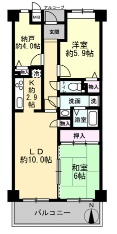 【間取り】 | マスターズ・エル二色の浜