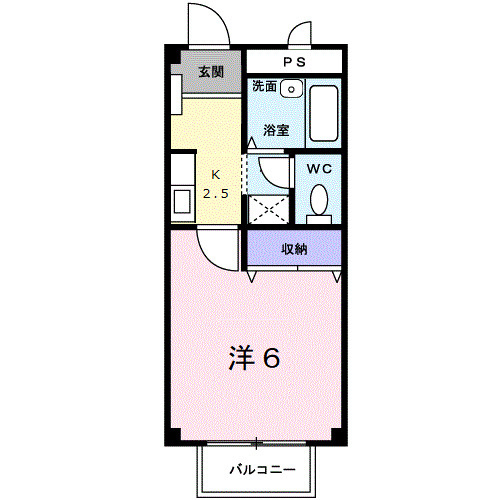 【間取り】 | メゾンハッピーⅠ