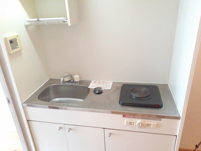 【キッチン】 | メゾンハッピーⅠ | お料理しやすいキッチンです