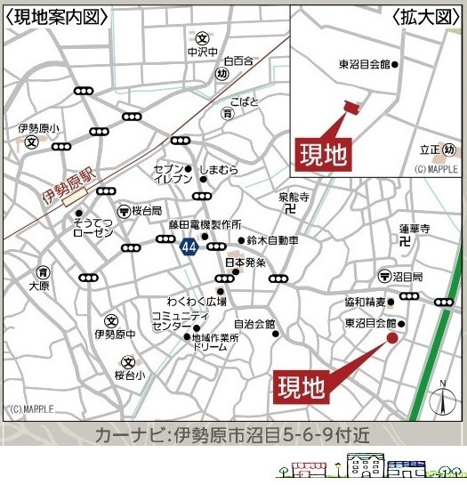 【地図】 | 只今ご好評の現地販売会開催中！
直接営業担当に質疑・応答できるこの機会に、お気軽にお問合せ下さいね♪
