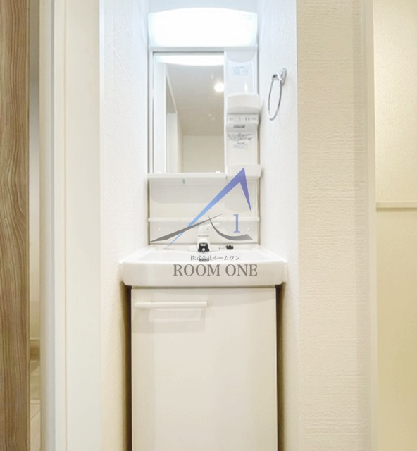 アザーレ・キュリオス三田Ｂの洗面所|洗面台です。