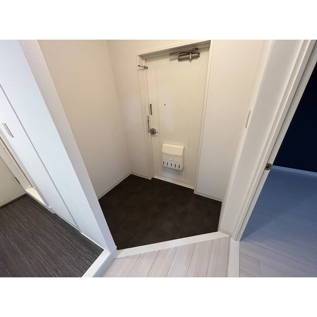 サンシャイン新真鍋の玄関