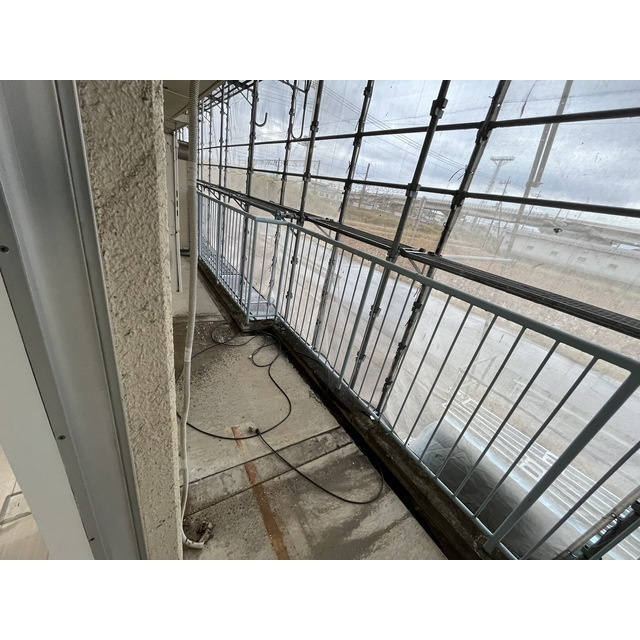 サンシャイン新真鍋のバルコニー