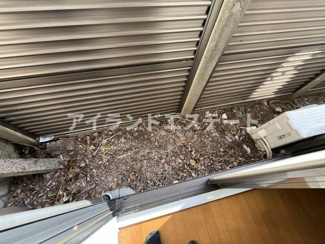 10FLATS　駅近　室内洗濯機置場　南向きのバルコニー