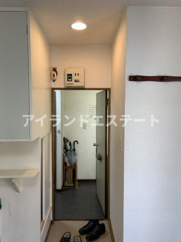 坂西荘　敷金0　礼金0　角部屋の玄関