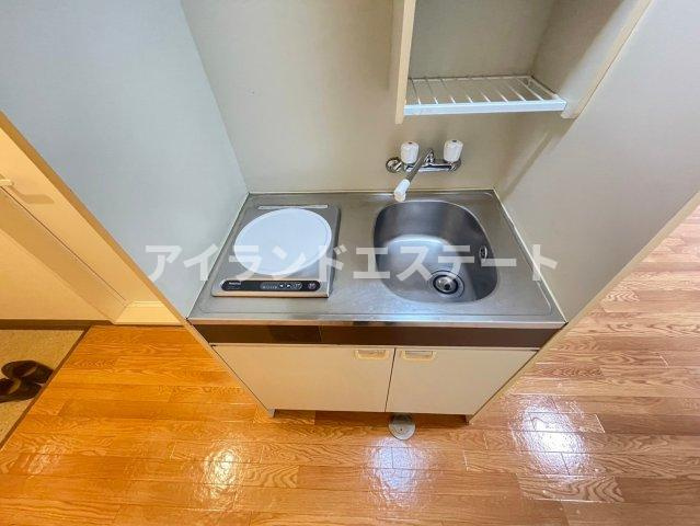 ハイツニュータカバ　ネット無料　角部屋　学生おすすめのキッチン