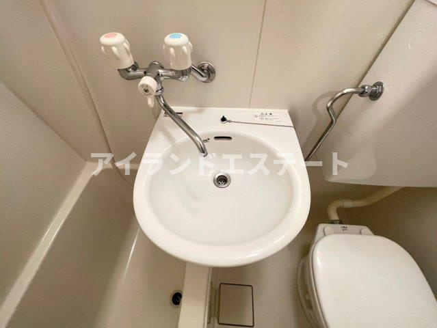 ハイツニュータカバ　ネット無料　角部屋　学生おすすめの洗面所