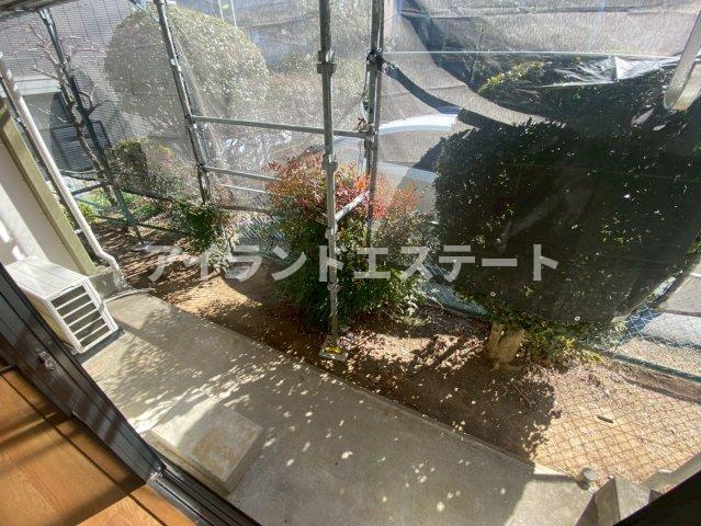 ハイム清芳　宅配BOX　陽当たり良好　バストイレ別のバルコニー