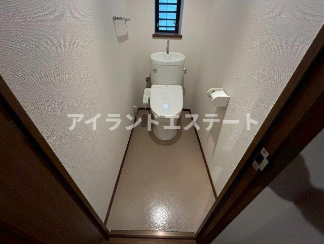 ヴィク駒沢　駅近　専用庭　角部屋のトイレ