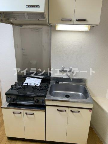 ヨネビル246　礼金0　独立洗面台新設予定　のキッチン