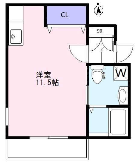 スターヴァレイ・イーサイド　ネット無料　最上階　通風良好の間取り