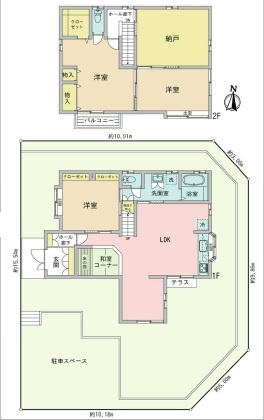 【間取り】 | 毛呂山町目白台 | ３SLDK