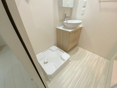 【洗面所】 | フジパレス堺諏訪森Ⅱ番館 | 使いやすい洗面所です