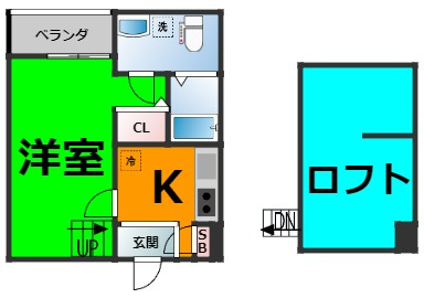 仲介手数料0円！！VIVACEの間取り