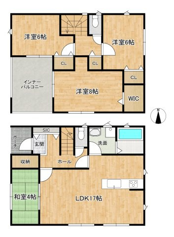 クレイドルガーデン郷瀬町第2　2号棟