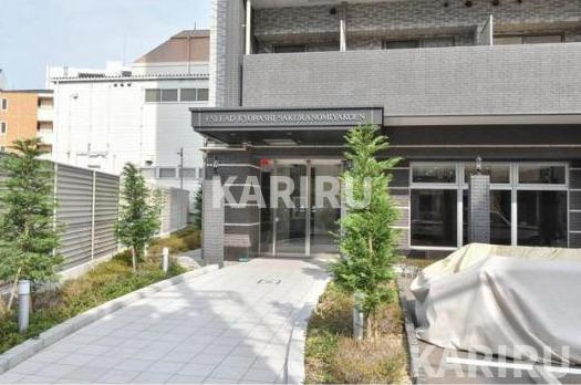 エスリード京橋桜ノ宮公園のエントランス