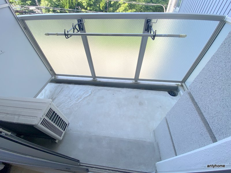 LaCASA玉造　仲介手数料無料のバルコニー