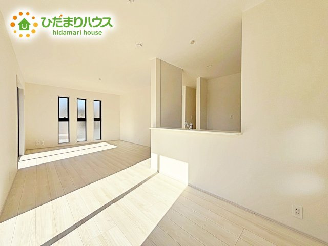 【居間・リビング】 | 那珂市菅谷16期　新築戸建　2号棟 | 大型テレビに大型ソファー(^^)どんなインテリアにするか考えただけでわくわくしますね！