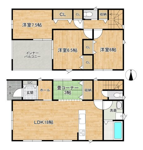 クレイドルガーデン郷瀬町第2　3号棟