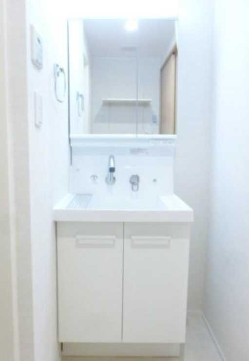 テラス312　築浅　ネット無料　メゾネットの洗面所