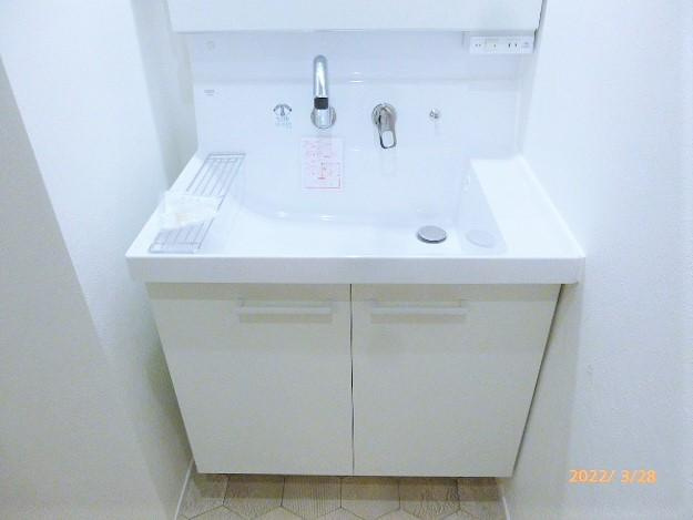 Ｆｒａｎｋｌｉｎ　Ａｖｅ．の洗面所|スペースが確保できる洗面所です