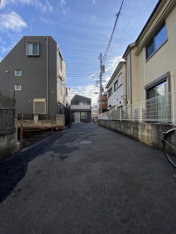 品川区西中延１丁目の売地の前面道路含む現地写真