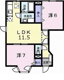 【間取り】 | ウエストコート　Ｃ