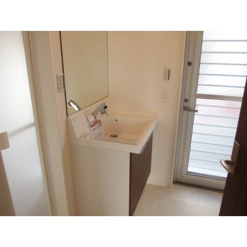 モダンハウスオオトモの洗面所