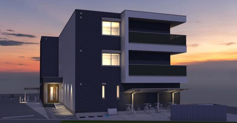 エリーナウエストの外観|きれいな外観です