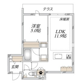 Ｇｒａｃｅｆｅｅｌ　Ａｙａｓｅの間取り