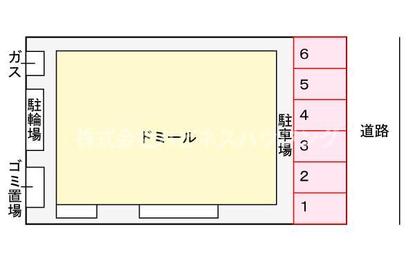 ドミールの区画図