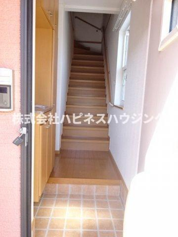 ドミールの玄関|ゆったりとした玄関です