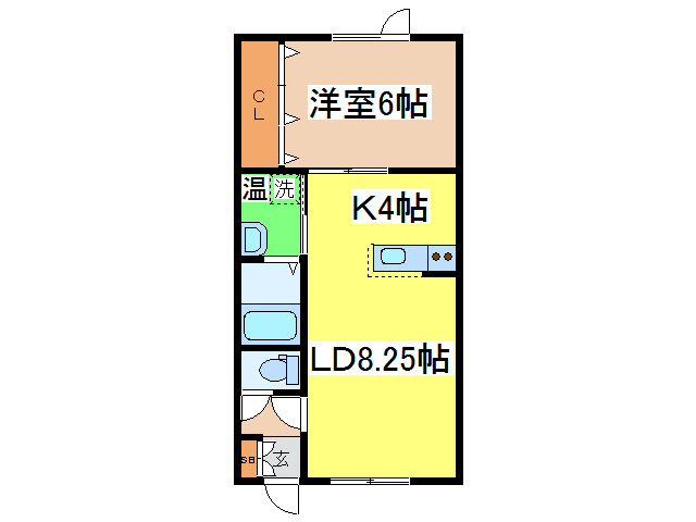 ヨロコビの間取り
