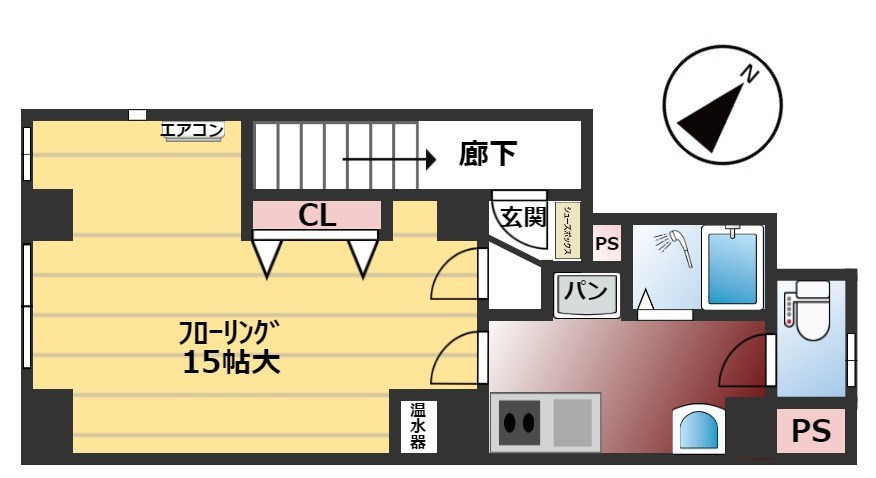 中野第二ビルの間取り