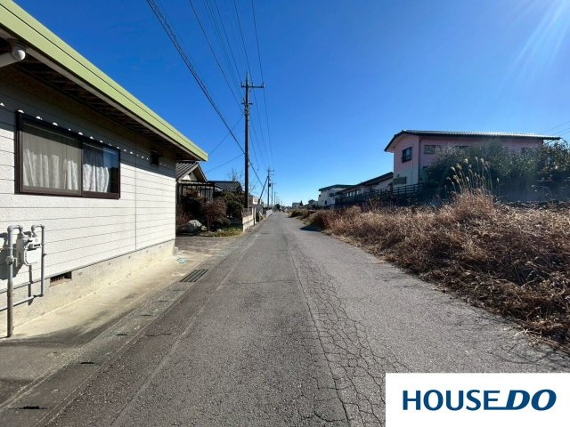 中古戸建　桐生市相生町の前面道路含む現地写真|前面道路含む現地写真です
