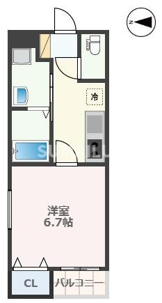 HUDO琴平本町の間取り