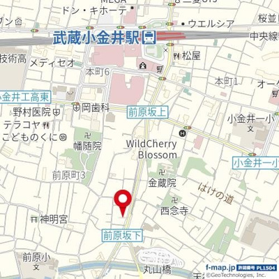 【地図】 | 日興パレス小金井ＰＡＲＴⅡ